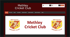 Desktop Screenshot of methleycricketclub.net